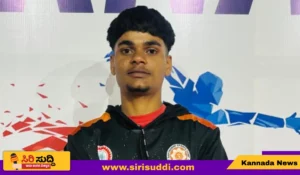 ಚಿನ್ನದ ಪಡೆದ ಕ್ರೀಡಾಪಟು ನಂದೀಶಗೆ ಸನ್ಮಾನ 