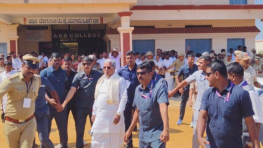 cm siddaramaiah harapanahalli