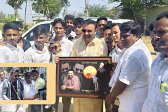 Santoshlad, labourminister,kodihalli bheemappa,samata resort, harapanahalli