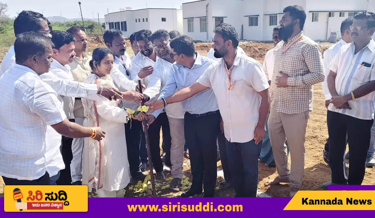 ಶೃಂಗಾರತೋಟ : ವಸತಿ ಶಾಲೆ ಸಿಬ್ಬಂದಿ ವಸತಿ ಕಟ್ಟಡಕ್ಕೆ ಭೂಮಿಪೂಜೆ