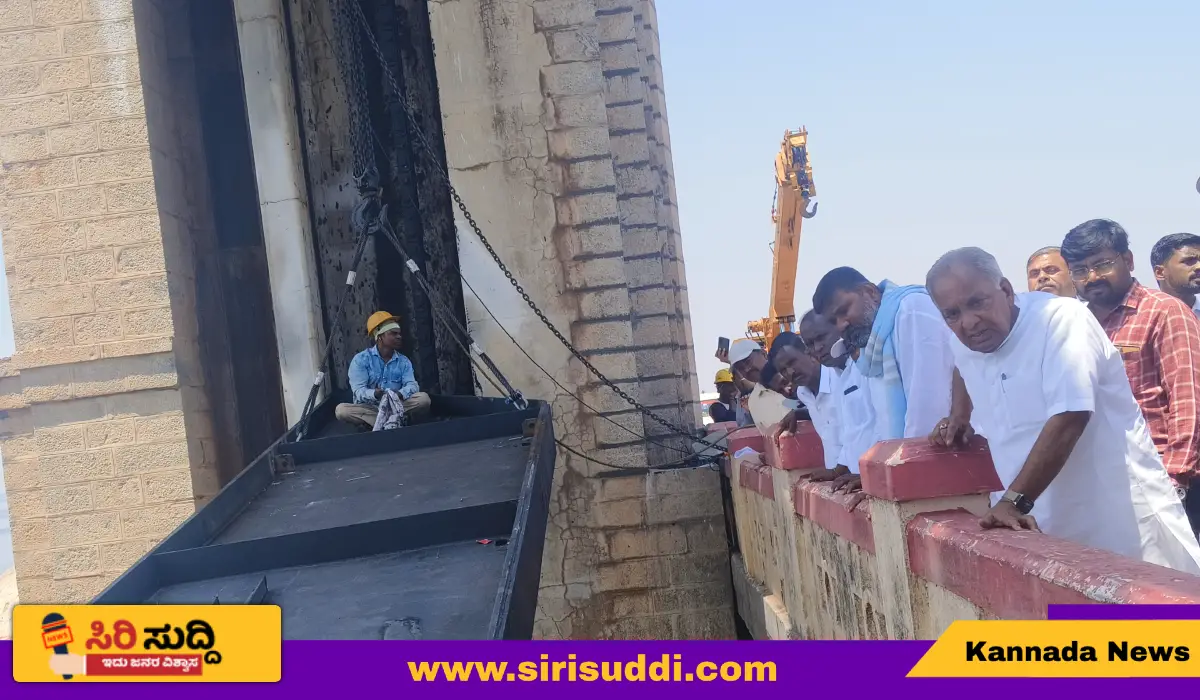 ಮೇ ಅಂತ್ಯಕ್ಕೆ ತುಂಗಭದ್ರಾ ಡ್ಯಾಂ 33 ಕ್ರೆಸ್ಟ್ ಗೇಟ್‌ಗಳ ಅಳವಡಿಕೆ ಕಾರ್ಯ ಪೂರ್ಣ : ಸಚಿವ ಎನ್.ಎಸ್.ಬೋಸರಾಜು