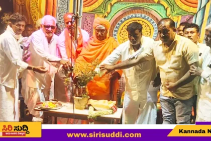 ಹರಪನಹಳ್ಳಿ: ಅರಸೀಕೆರೆಯಲ್ಲಿ  'ಸಂಗ್ಯಾ ಬಾಳ್ಯ' ನಾಟಕ 